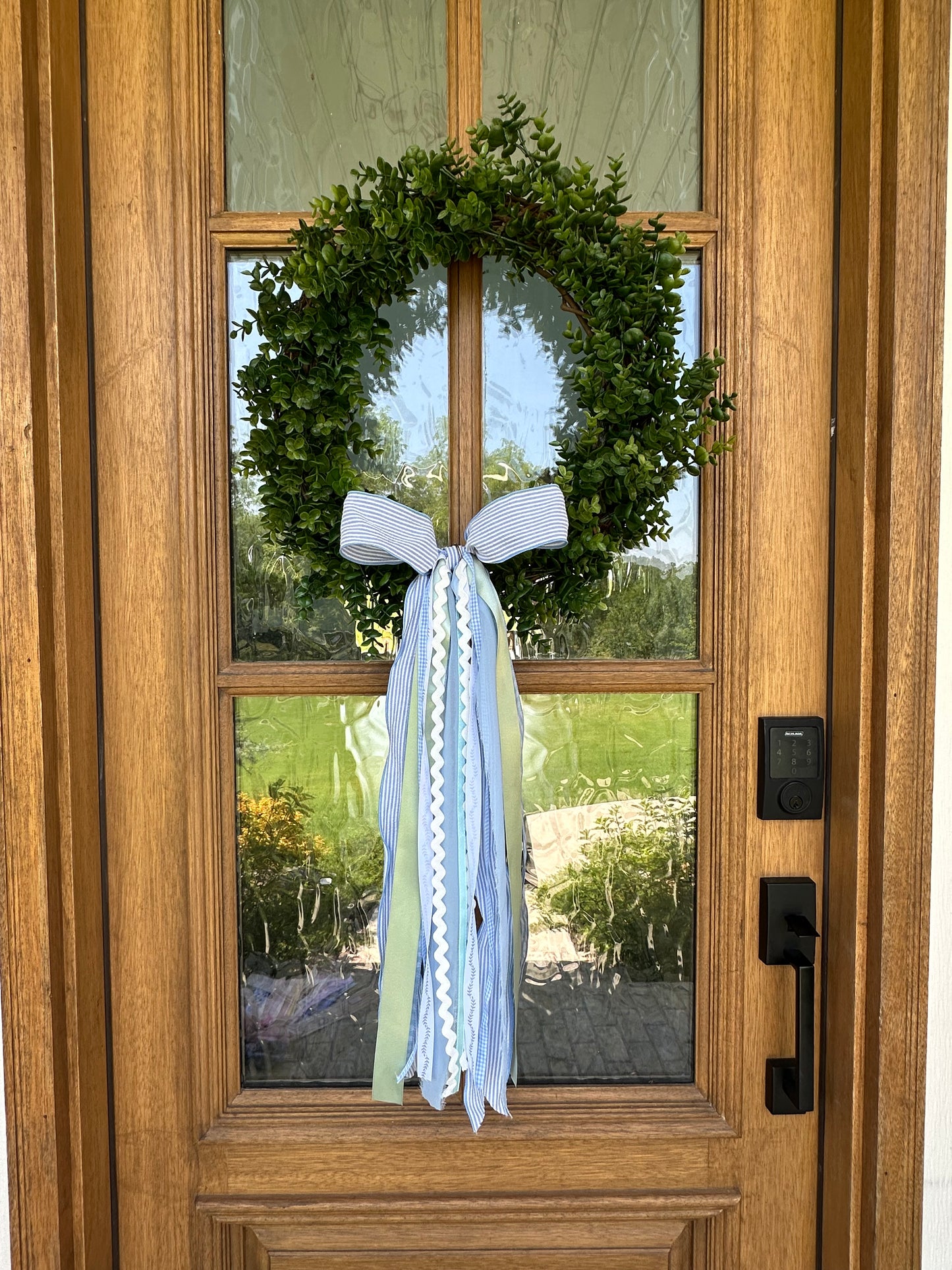 ELIZABETH LAKE BLUE WREATH