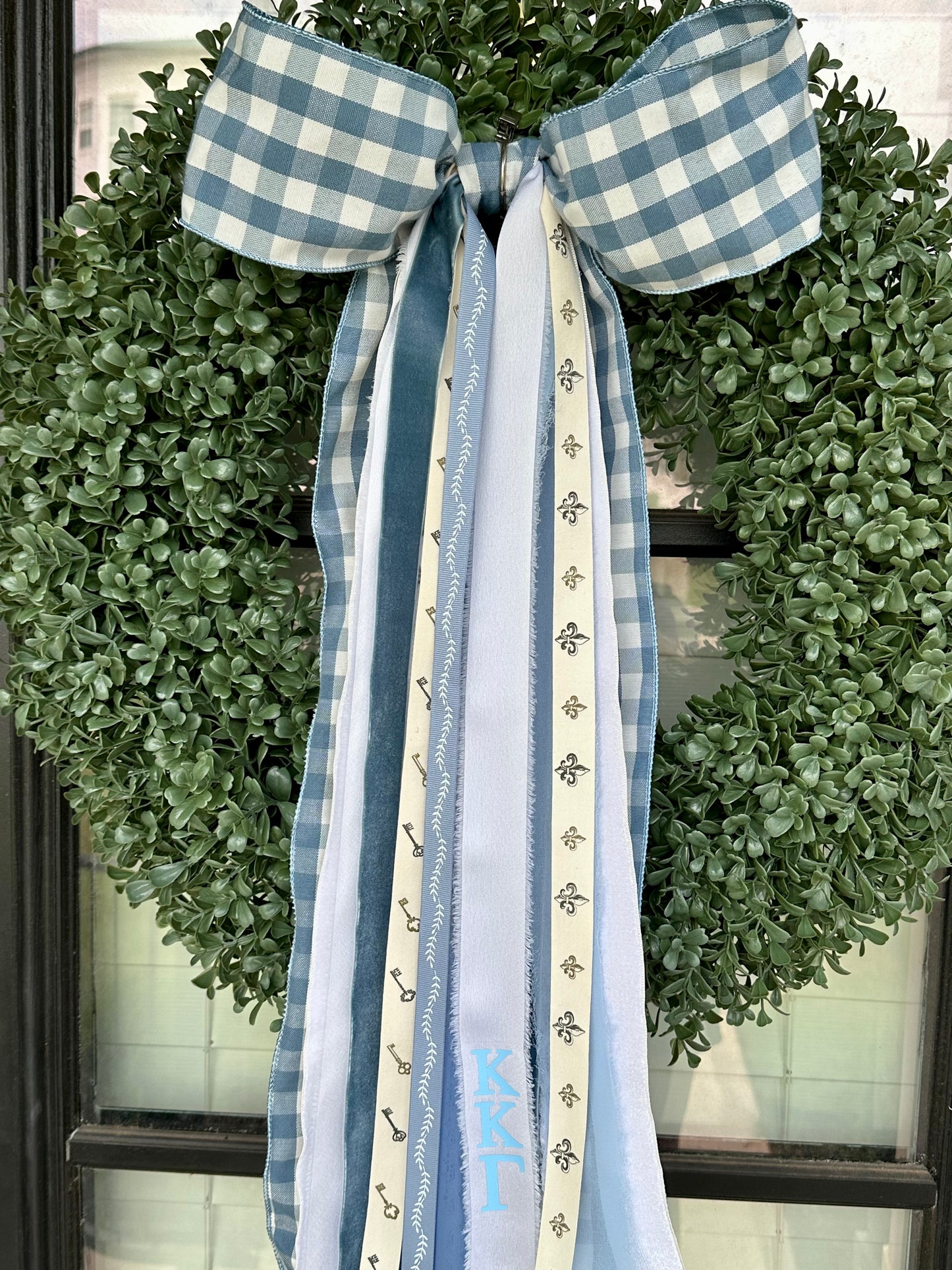 KAPPA GINGHAM WREATH