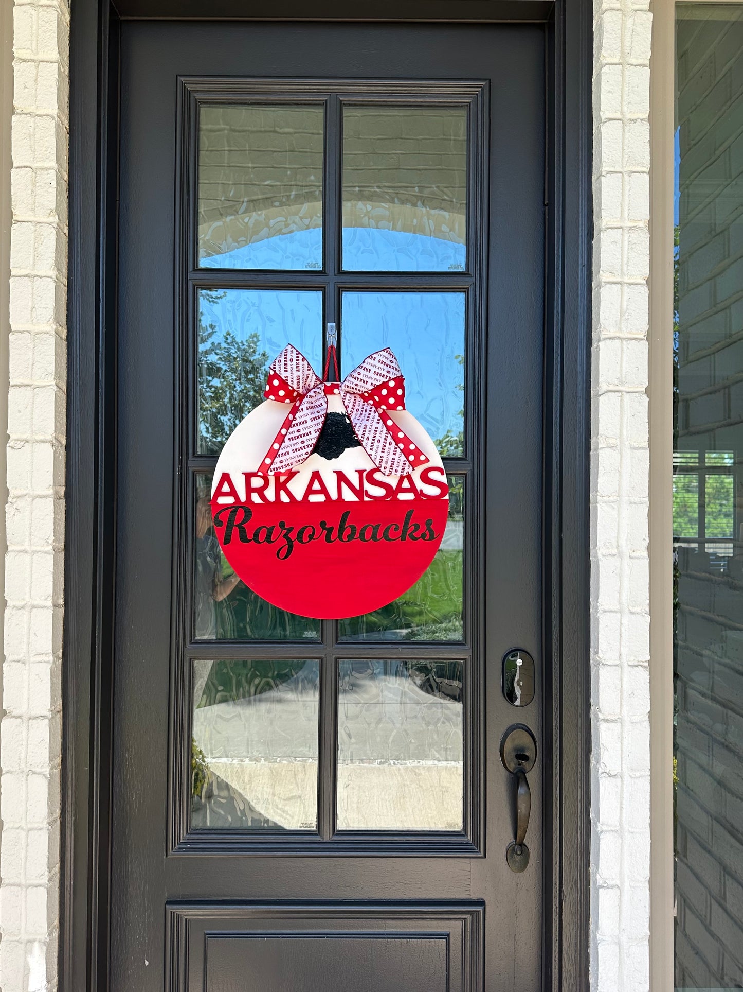 Arkansas Razorback Door Hanger