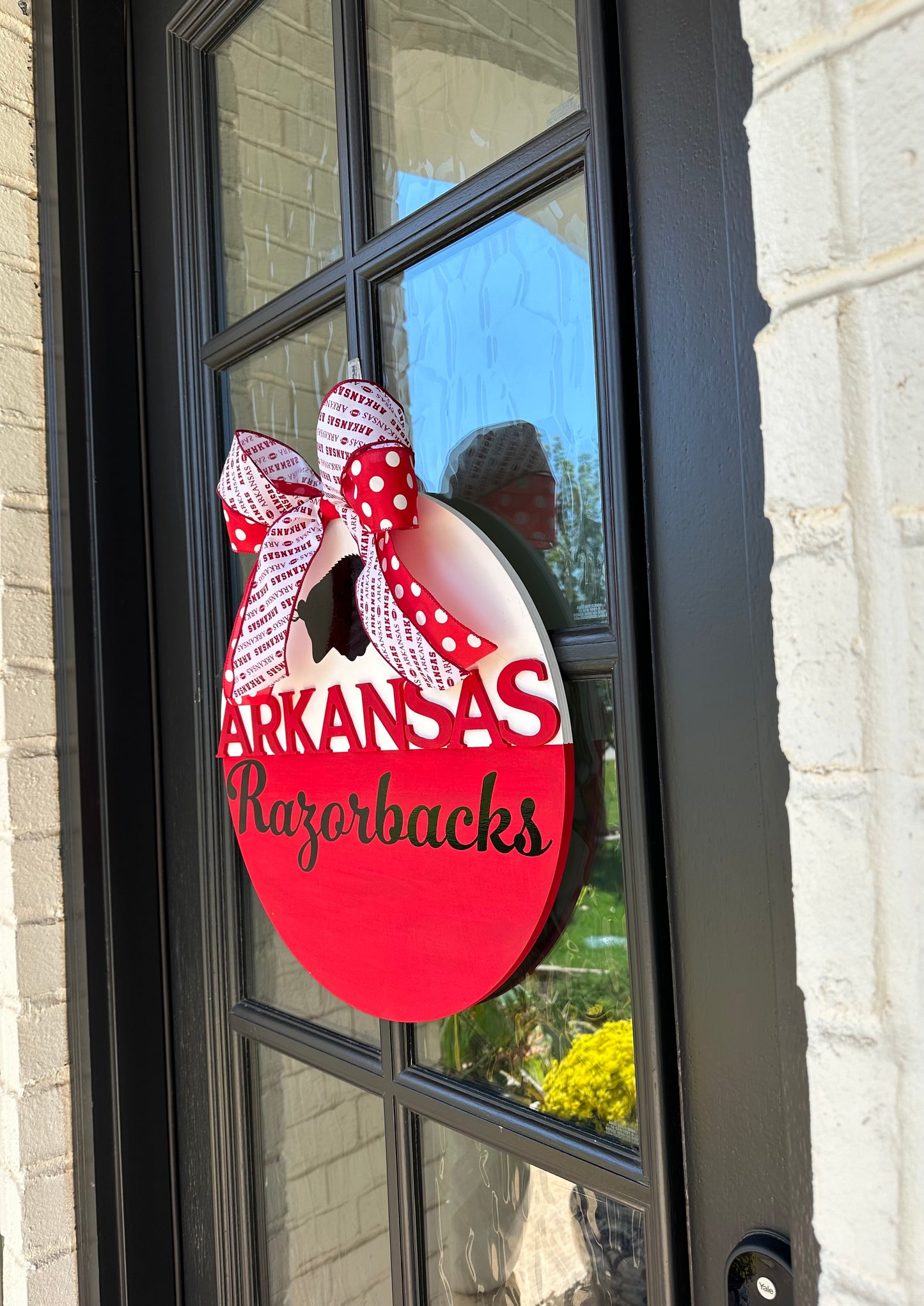 Arkansas Razorback Door Hanger