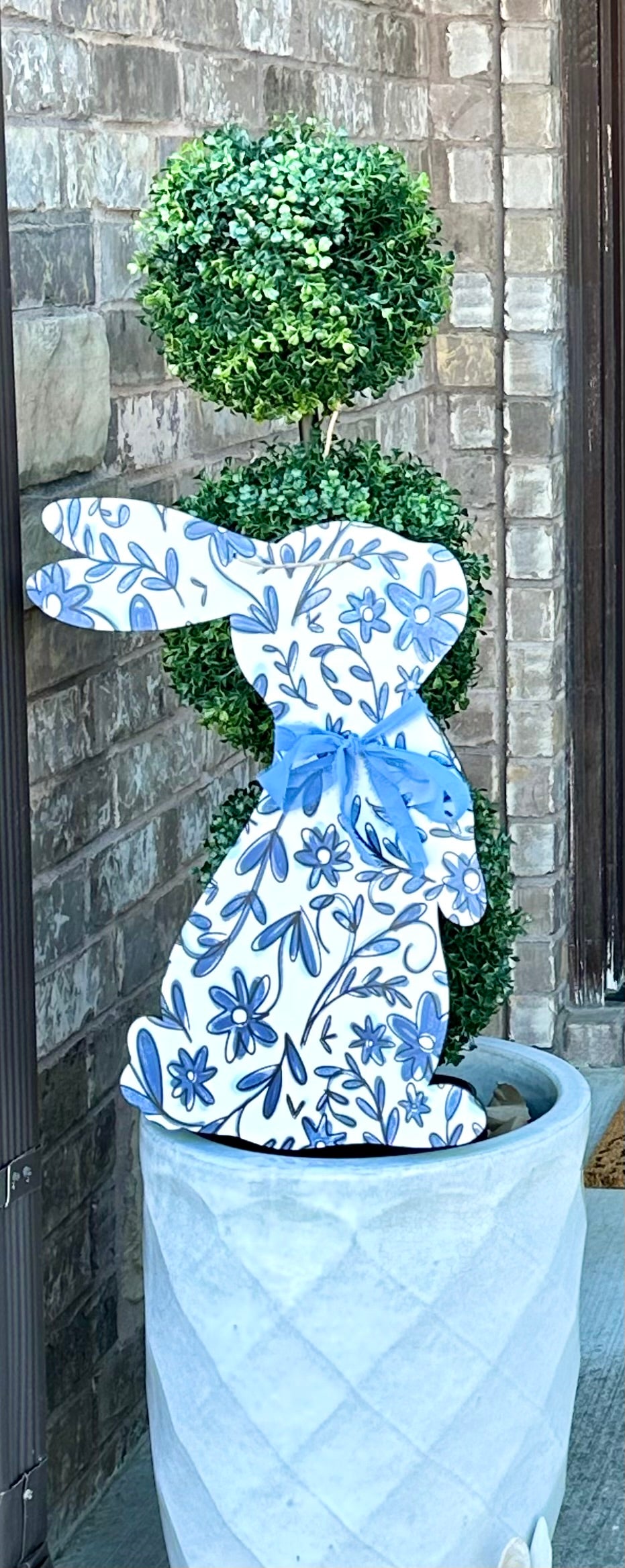 BLUE BUNNY BLISS DOOR HANGER