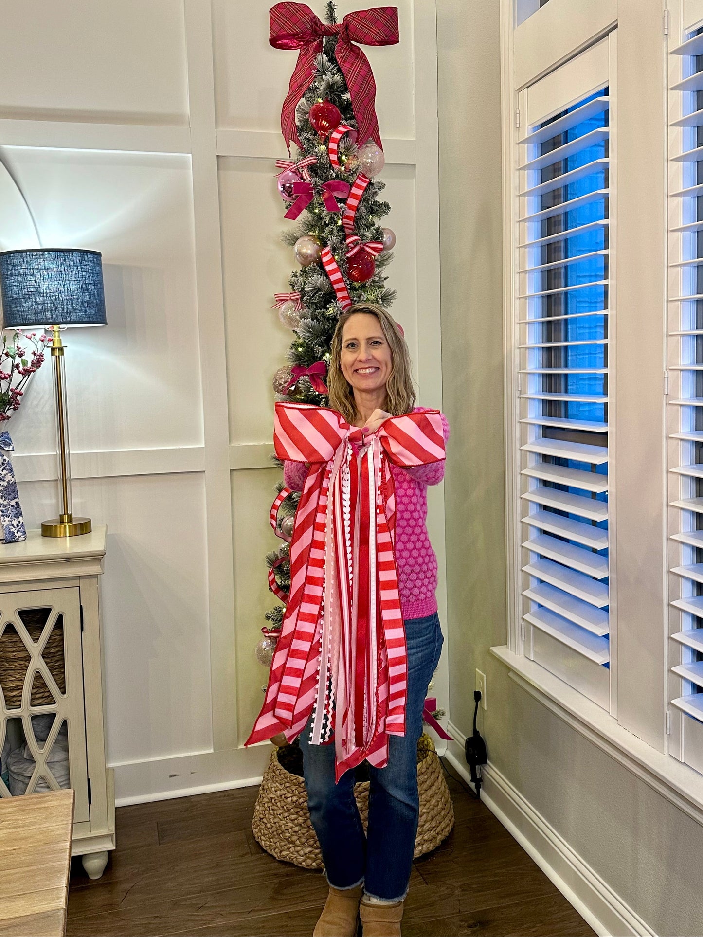 CANDY STRIPE VALENTINE BOWBIN