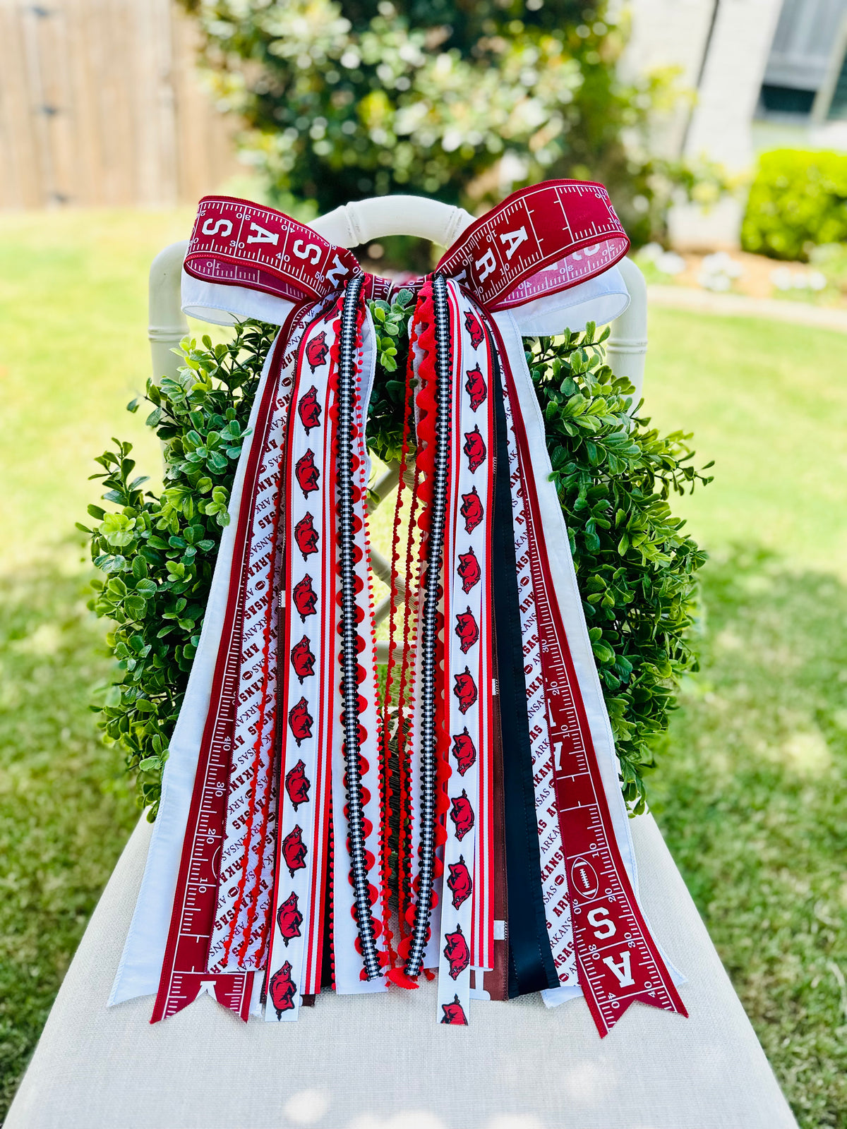 ARKANSAS RAZORBACK FOOTBALL BOWBIN