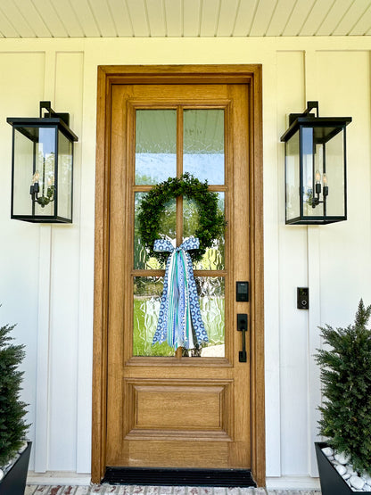 COASTAL BLOOM MEDALLION WREATH