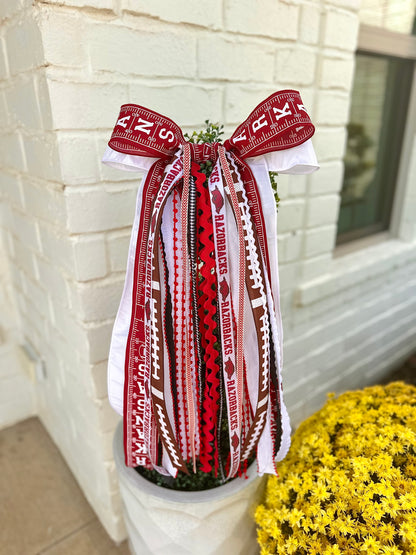 ARKANSAS RAZORBACK FOOTBALL BOWBIN