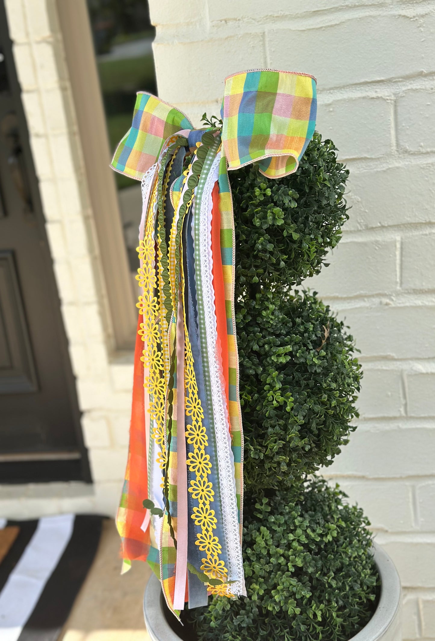 PUMPKIN PATCH PLAID BOWBIN