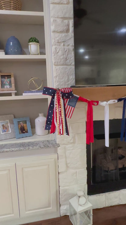 PATRIOTIC WREATH AND BANNER BUNDLE