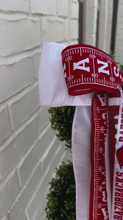 ARKANSAS RAZORBACK FOOTBALL BOWBIN