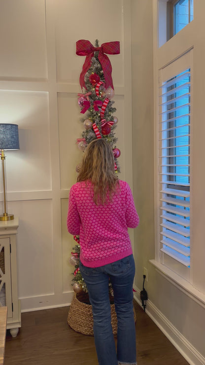 CANDY STRIPE VALENTINE BOWBIN