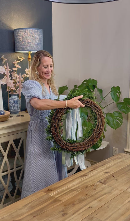 ELIZABETH LAKE BLUE WREATH